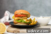 crispy fish burgers