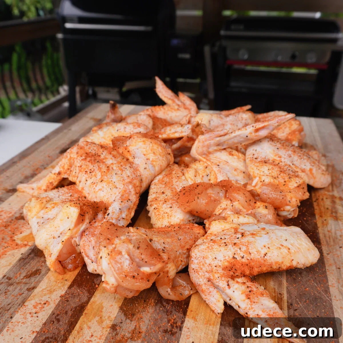 seasoned whole chicken wings.