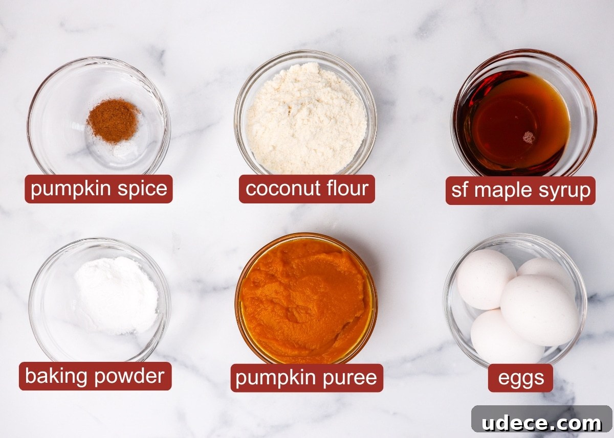 Moist Keto Pumpkin Bread Made with Coconut Flour 4 Ingredients for Keto Pumpkin Bread