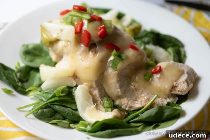 Crockpot Pepper Jack Chicken