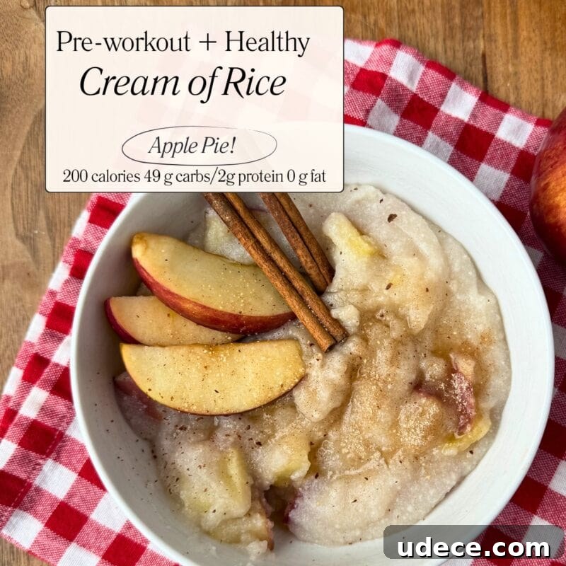 12 Low-Calorie Breakfasts for Weight Loss — 350 Cal, 40P/30C/30F 7 pre workout- low calorie low fat cream of rice apple pie thumbnail