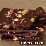 How to Make Rich Homemade Dark Chocolate from Scratch 6 Stack of Dark Chocolate Bark