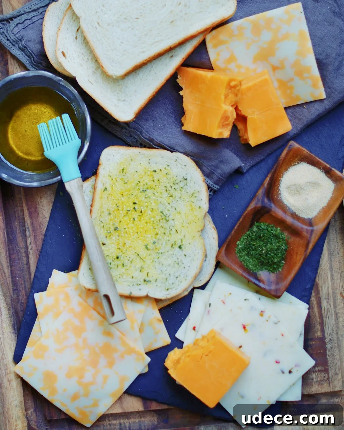Crispy Grilled Cheese Croutons Recipe for Salads and Soups 4 Ingredients to make grilled cheese croutons