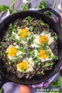 southern green shakshuka