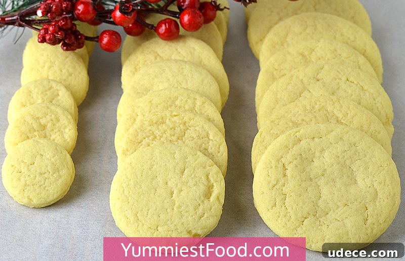 Stacked Christmas Tree Sugar Cookies