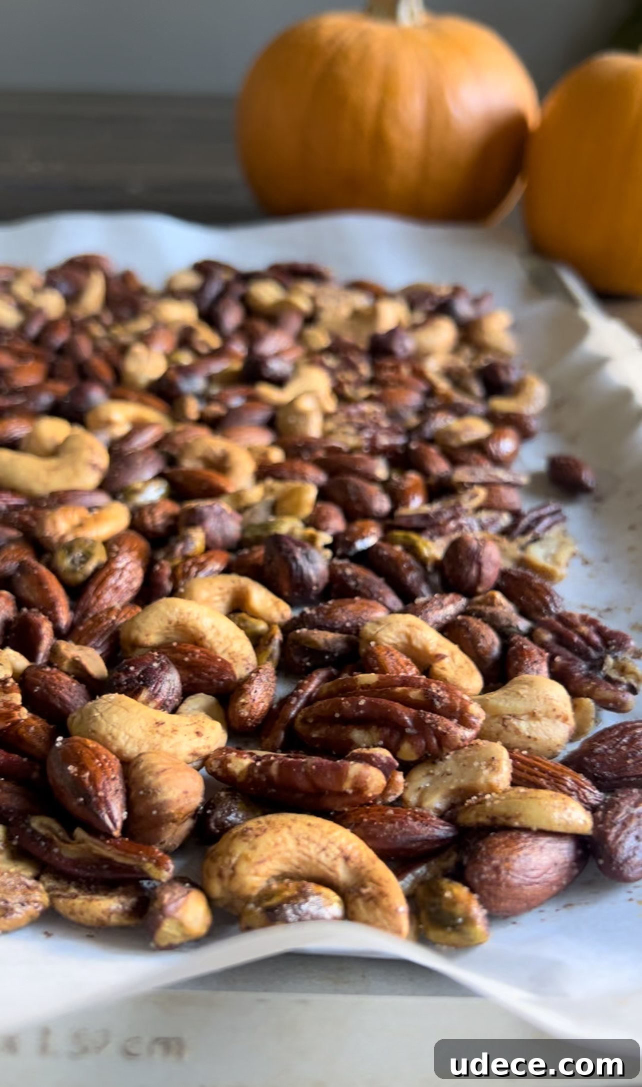 Pumpkin Spice Roasted Nuts Recipe for Fall Snacking 4 Pumpkin Spice Nuts 2