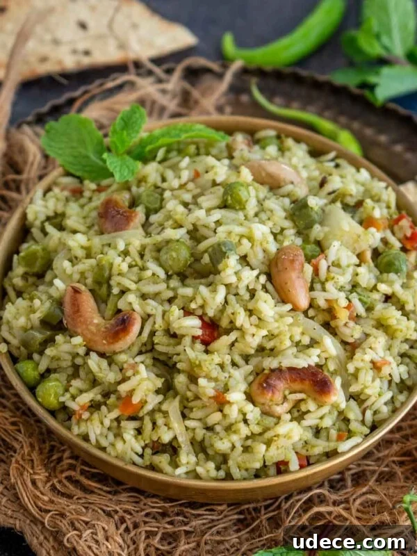 Flavorful Brown Rice Pulao: Aromatic One-Pot Indian Rice Recipe 12 Pudina Rice