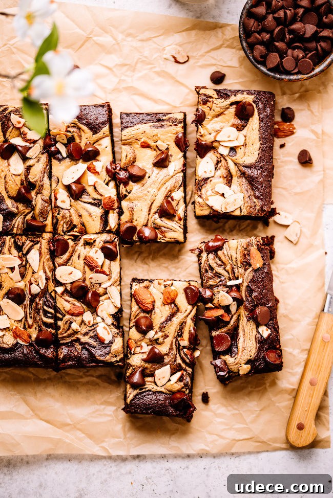 Almond Butter and Tahini Brownies Recipe for Moist Fudgy Bars 3 img 2285 2
