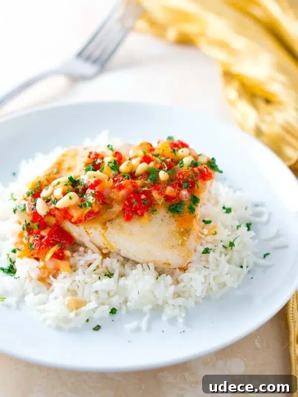 Sticky Honey-Glazed Salmon with Garlic and Soy 8 Mahi Mahi with Roasted Pepper Butter Sauce