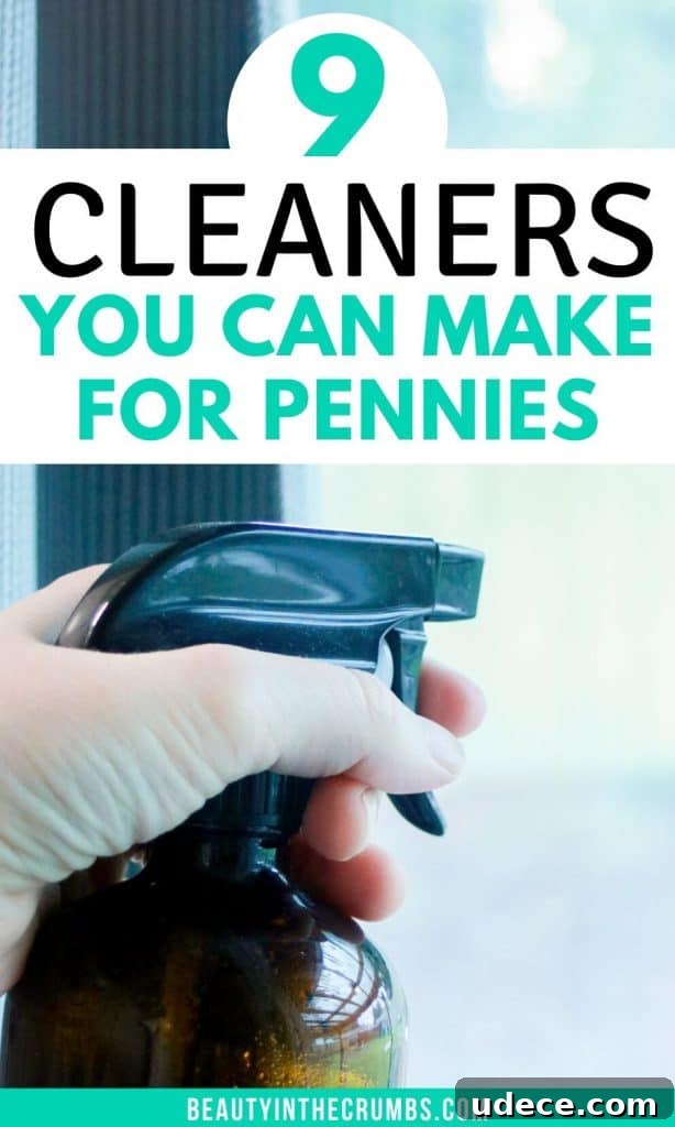 homemade household cleaning products for cheap