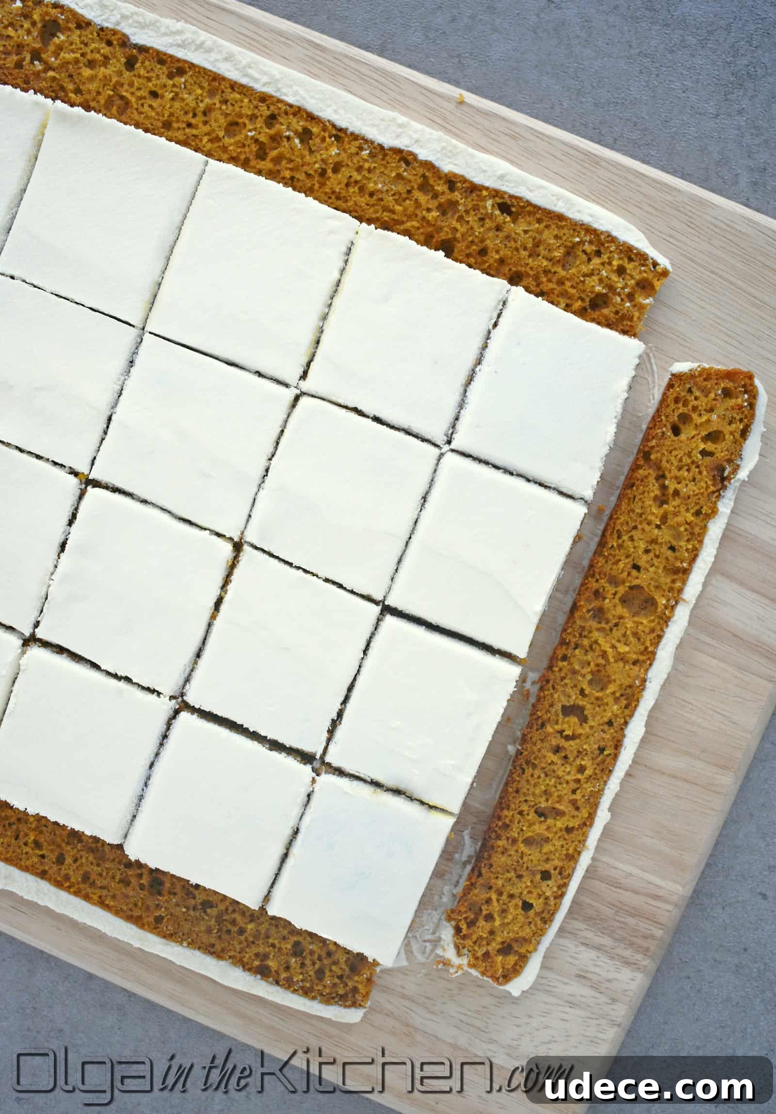 Moist Pumpkin Sheet Cake Recipe with Spiced Cream Cheese Frosting 10 img 2452 9