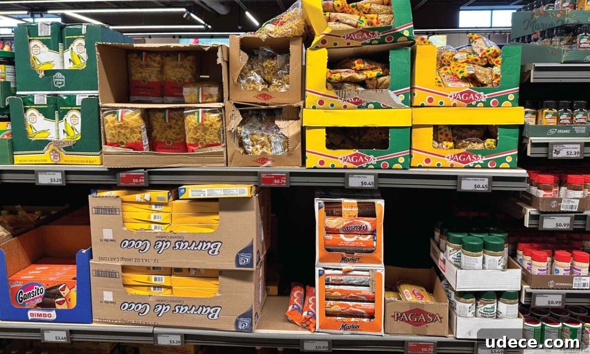 Save Money on Groceries at Aldi: 7 Practical Tips 4 Showing shelves of pasta at Aldi.