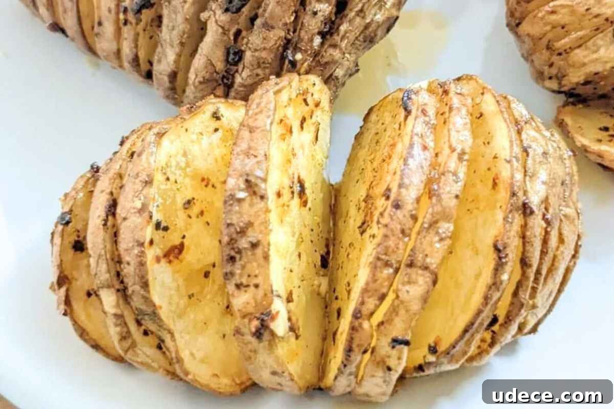 Crispy Air Fryer Vegetable Sides That Steal the Show 11 Hasselback potato