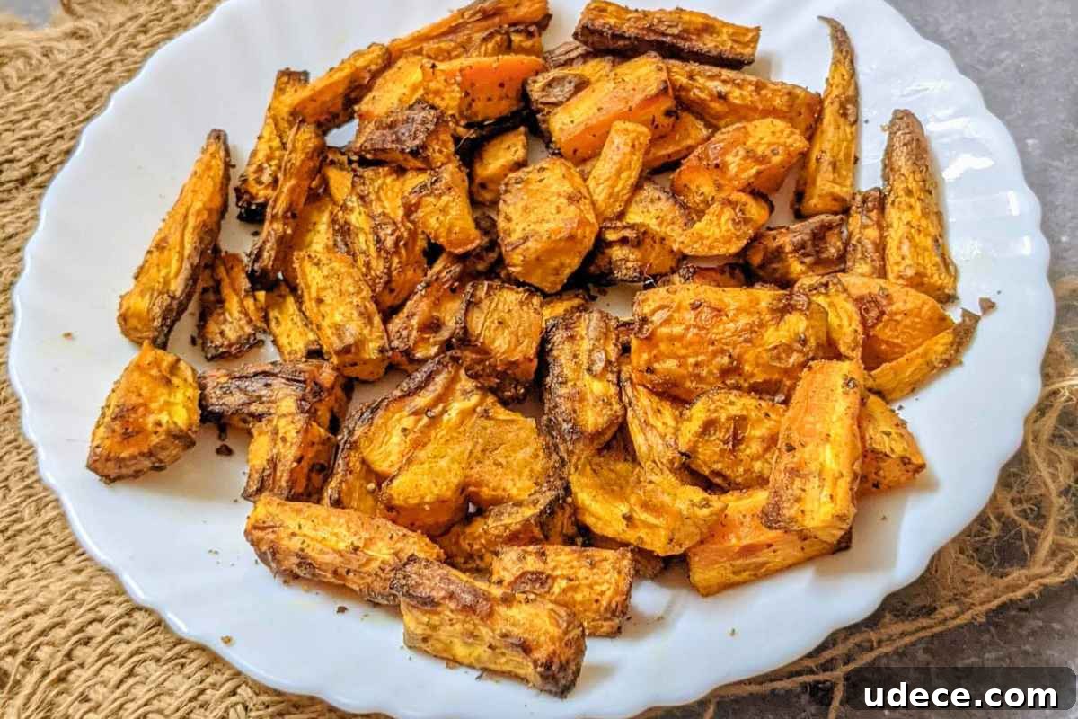 Crispy Air Fryer Vegetable Sides That Steal the Show 3 Roasted carrots on a plate
