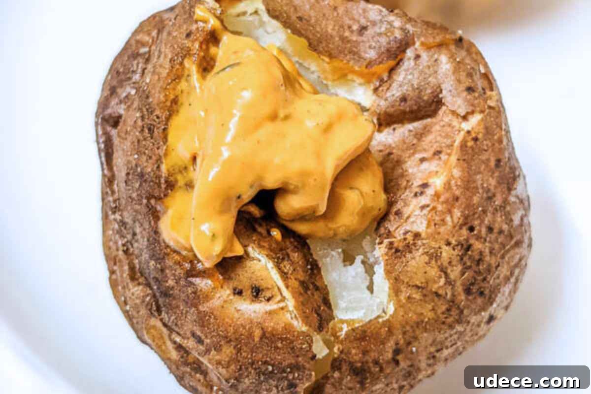 Crispy Air Fryer Vegetable Sides That Steal the Show 9 Delicious baked potato on a plate
