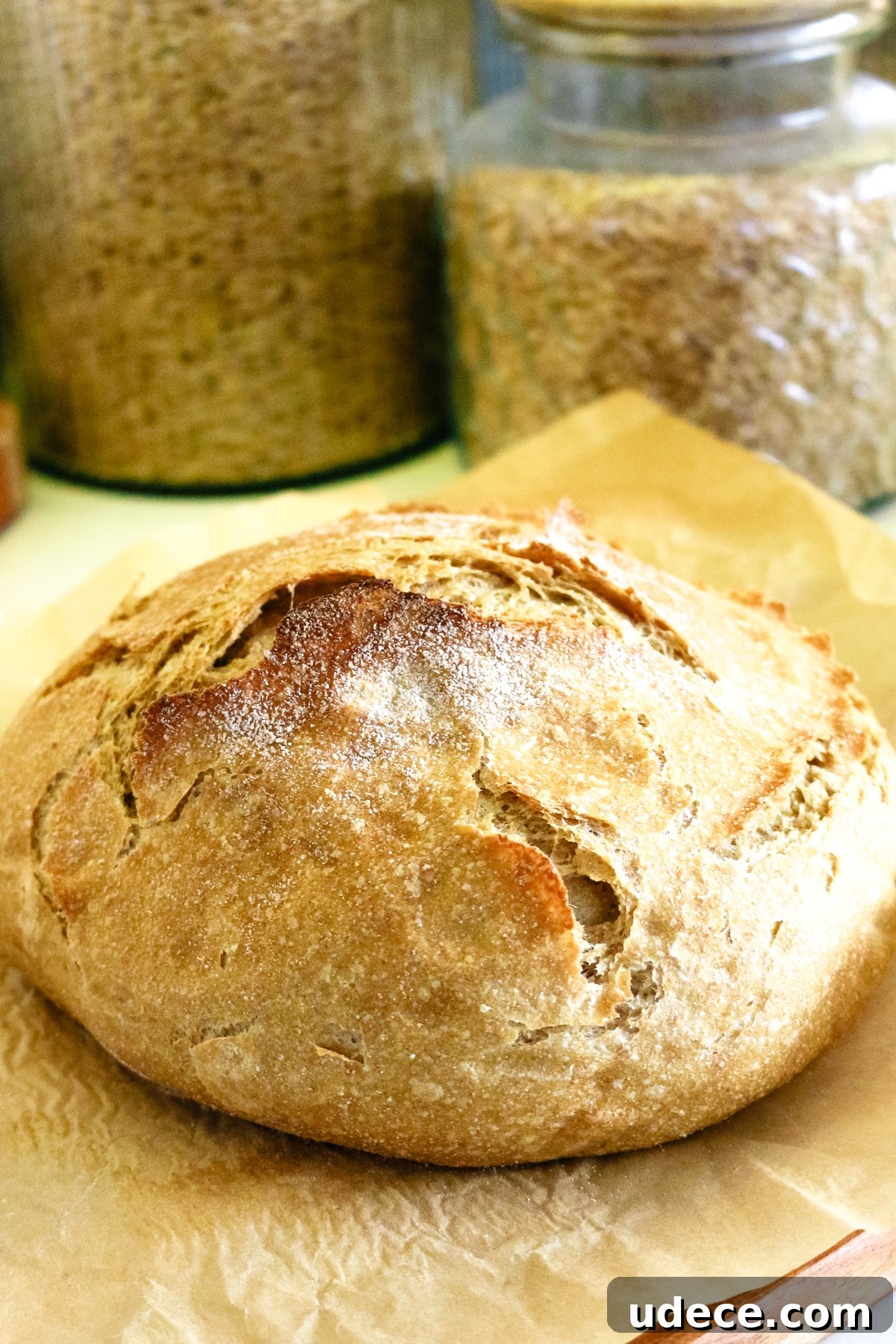 Fresh milled flour bread