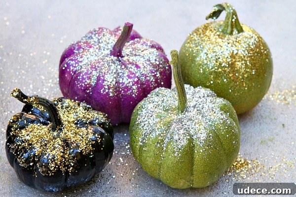 Adult Halloween Party - Glitter Pumpkins
