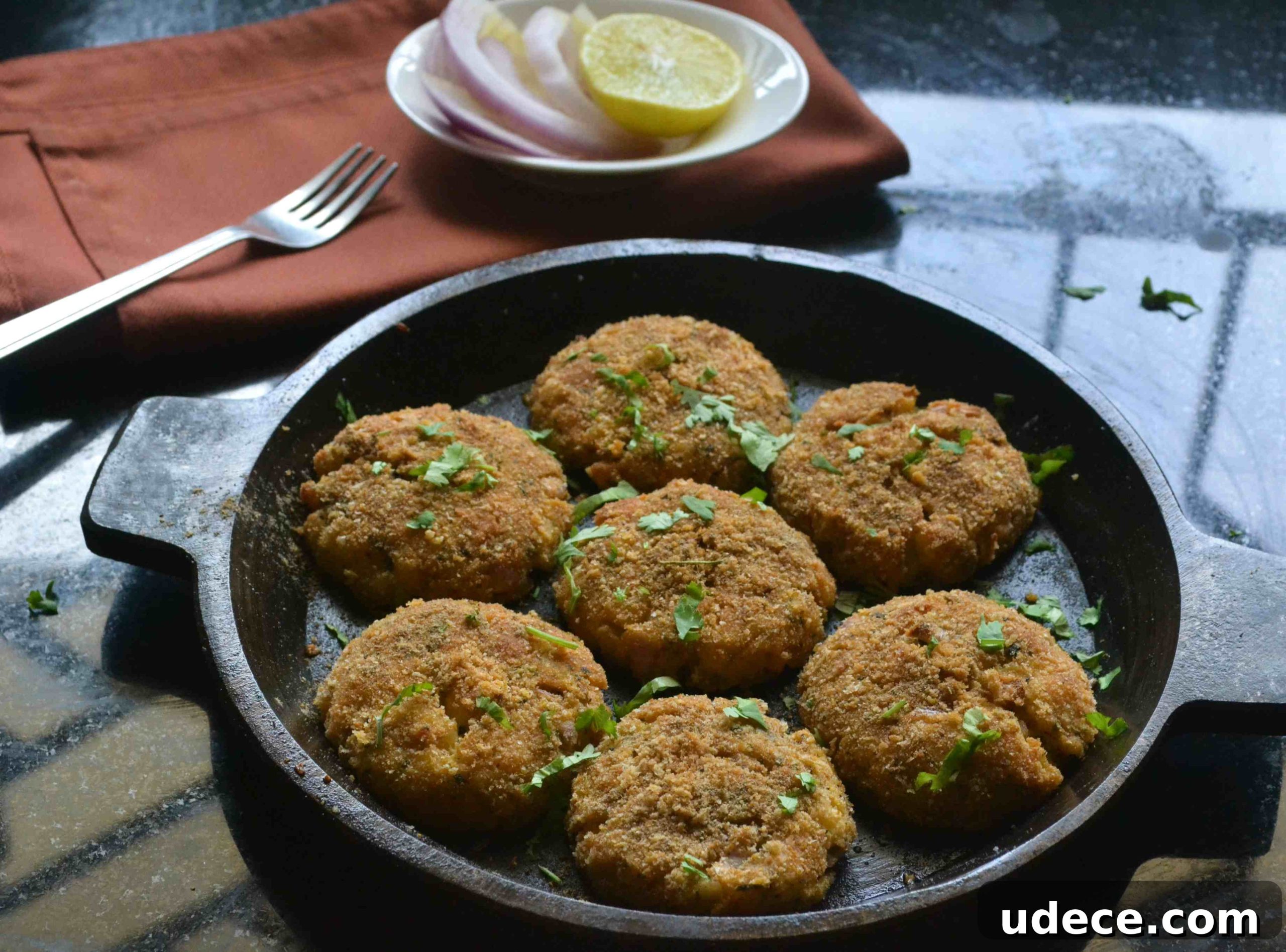Close up of cutlet