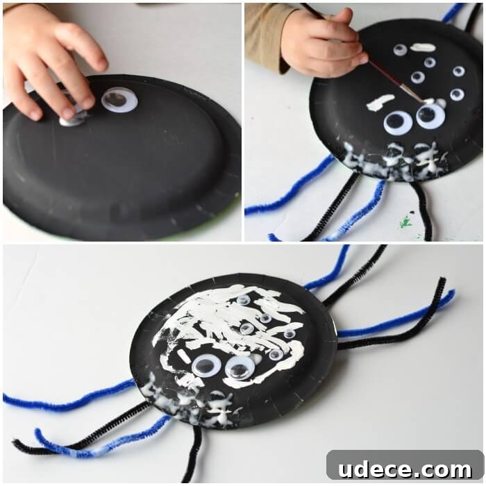 Cute Paper Plate Spider Craft for Kids — Step-by-Step Guide 8 kiddos-spider