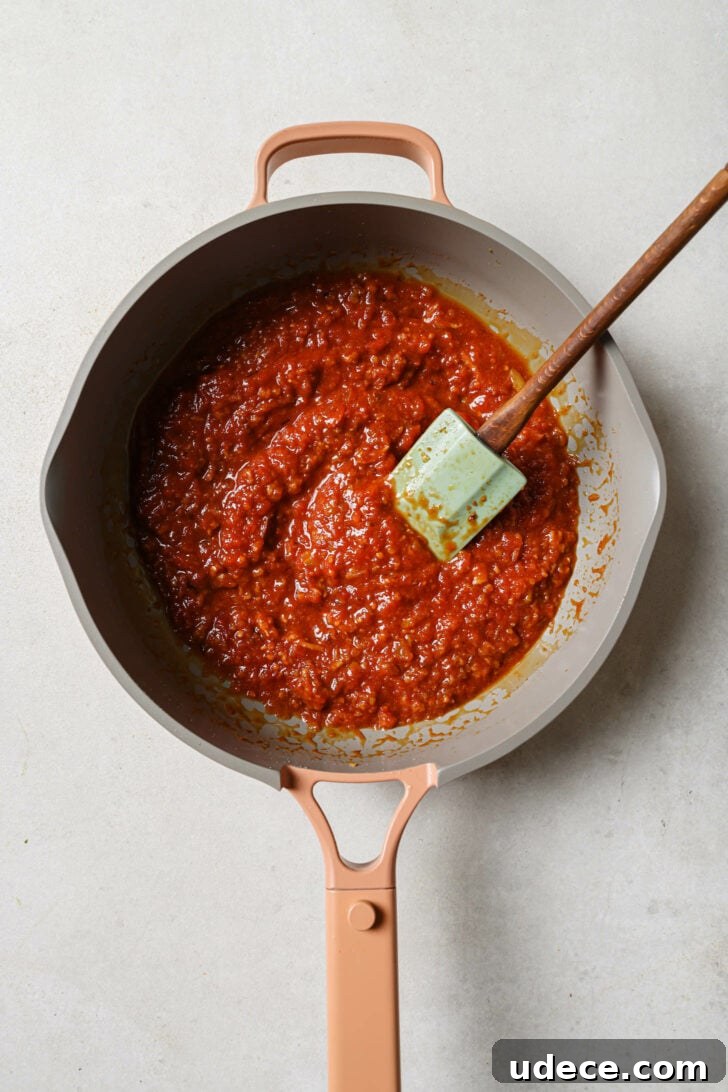 Authentic Butter Chicken Recipe: Tried and Perfected After 20 Tests 23 Tomato/onion mixture cooked until oil separates to make sauce for Butter Chicken.