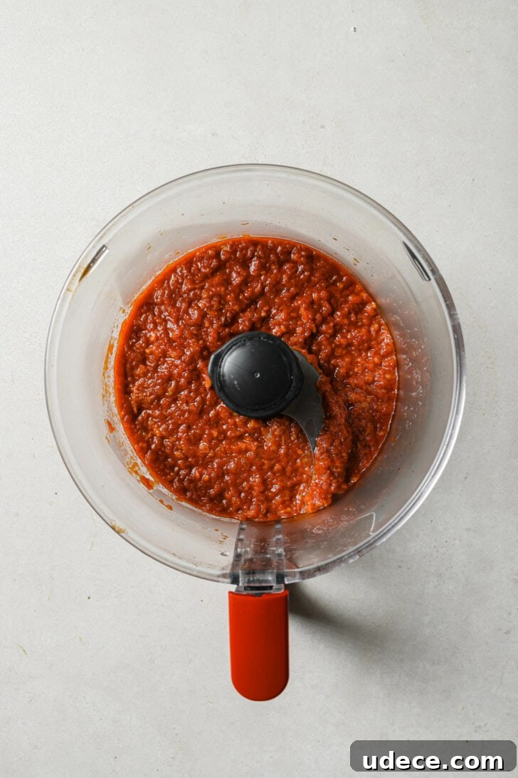 Authentic Butter Chicken Recipe: Tried and Perfected After 20 Tests 24 Tomato/onion mixture in food processor ready to be puréed.