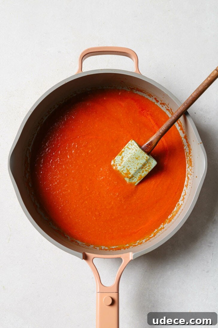 Authentic Butter Chicken Recipe: Tried and Perfected After 20 Tests 29 Butter Chicken sauce in a skillet ready for chicken to be added.