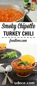 Mom’s Classic Turkey Chili Recipe for Cozy Weeknight Dinners 6 This warm, spicy and satisfying turkey chili is high in protein, low in fat, and packed full of yummy veggies.