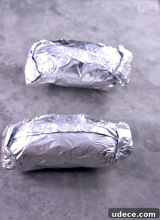 how to grill baked potatoes in foil Baked potatoes wrapped in foil