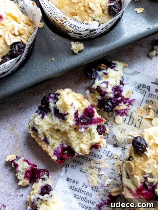 Homemade Blueberry Syrup Recipe for Pancakes and Desserts 6 Dairy Free Blueberry Muffins