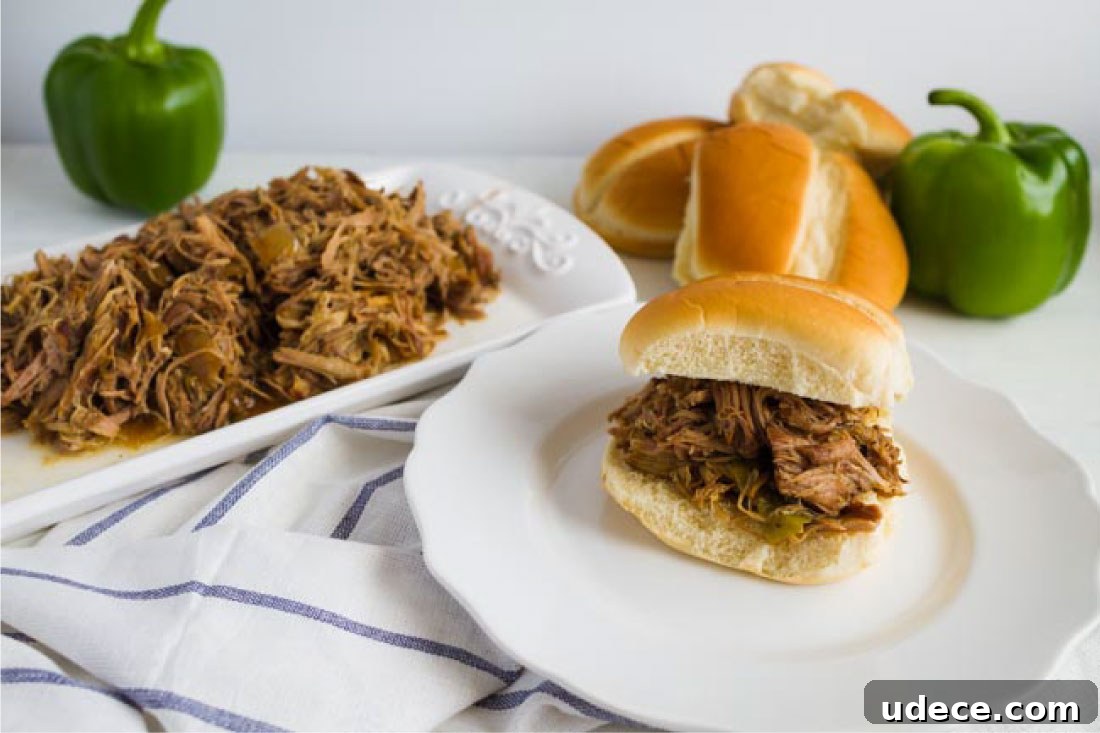 Savory Slow-Cooker Pulled Pork Recipe for Tender, Juicy Meat 7 Food: Slow Cooker Pulled Pork - make this super easy dinner recipe and use it in a variety of ways! One of our favorites is on rolls with cream cheese.