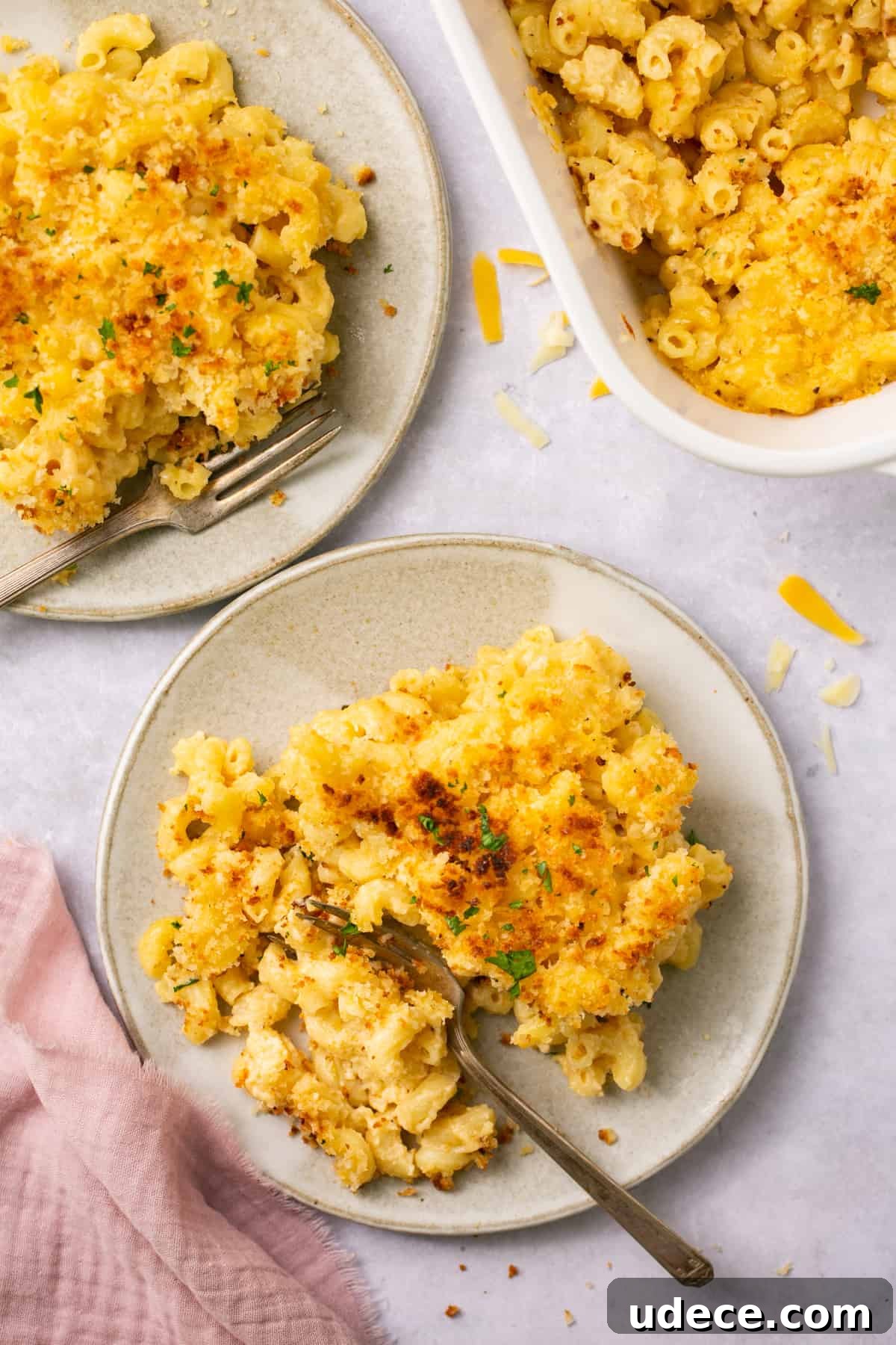mac on plates