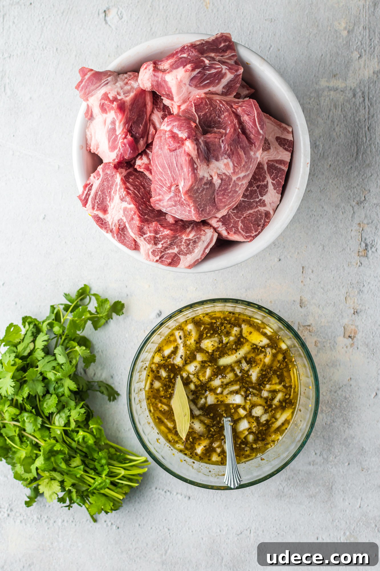 Juicy Instant Pot Pork Roast with Garlic and Herbs 4 Instant Pot Pork Roast in bowl