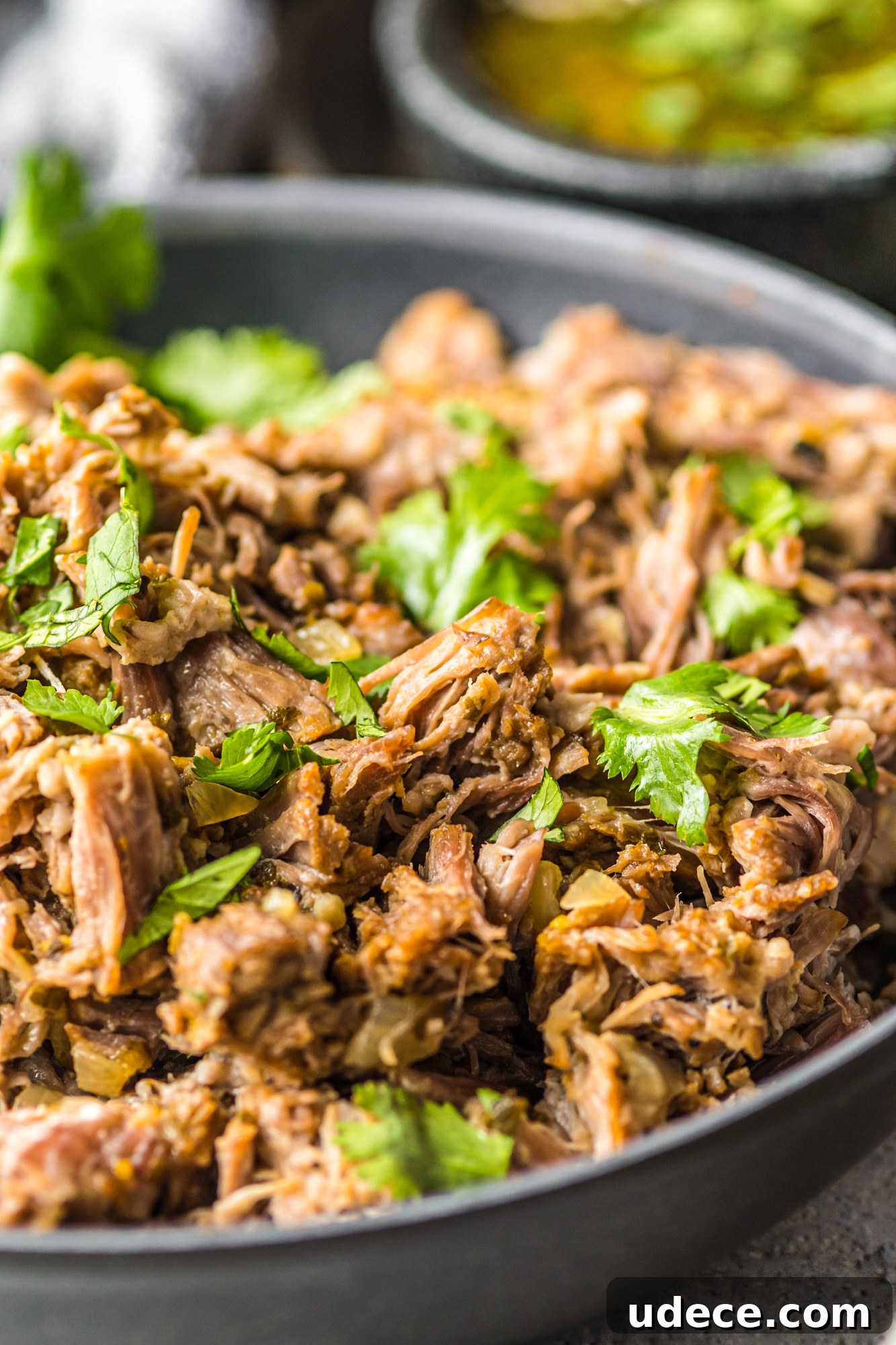 Juicy Instant Pot Pork Roast with Garlic and Herbs 7 Instant Pot Pork Roast up close