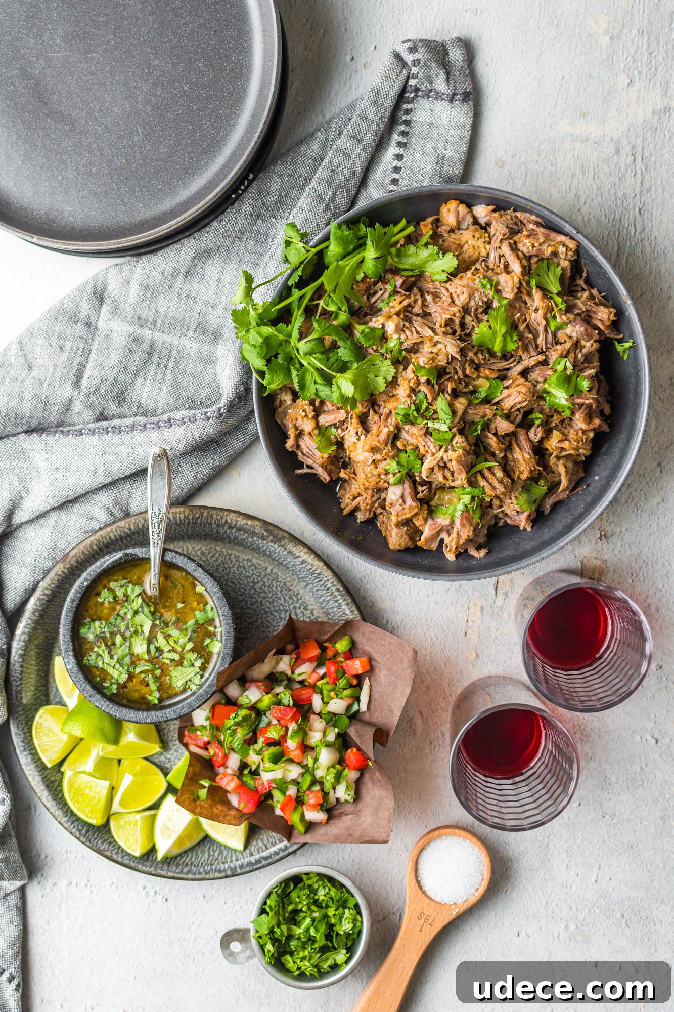 Juicy Instant Pot Pork Roast with Garlic and Herbs 8 Instant Pot Pork Roast with salsa