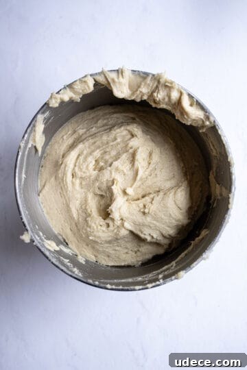 wet and dry ingredients combined