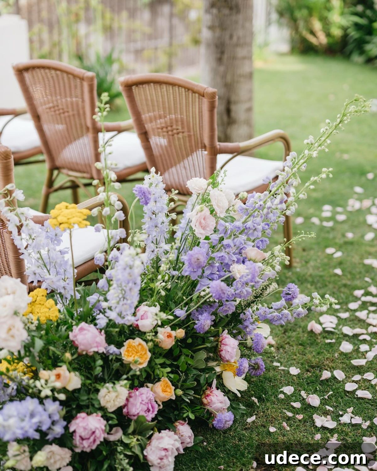 23 Whimsical Garden Wedding Ideas for a Magical Outdoor Celebration 16 14. Eye-Catching Florals