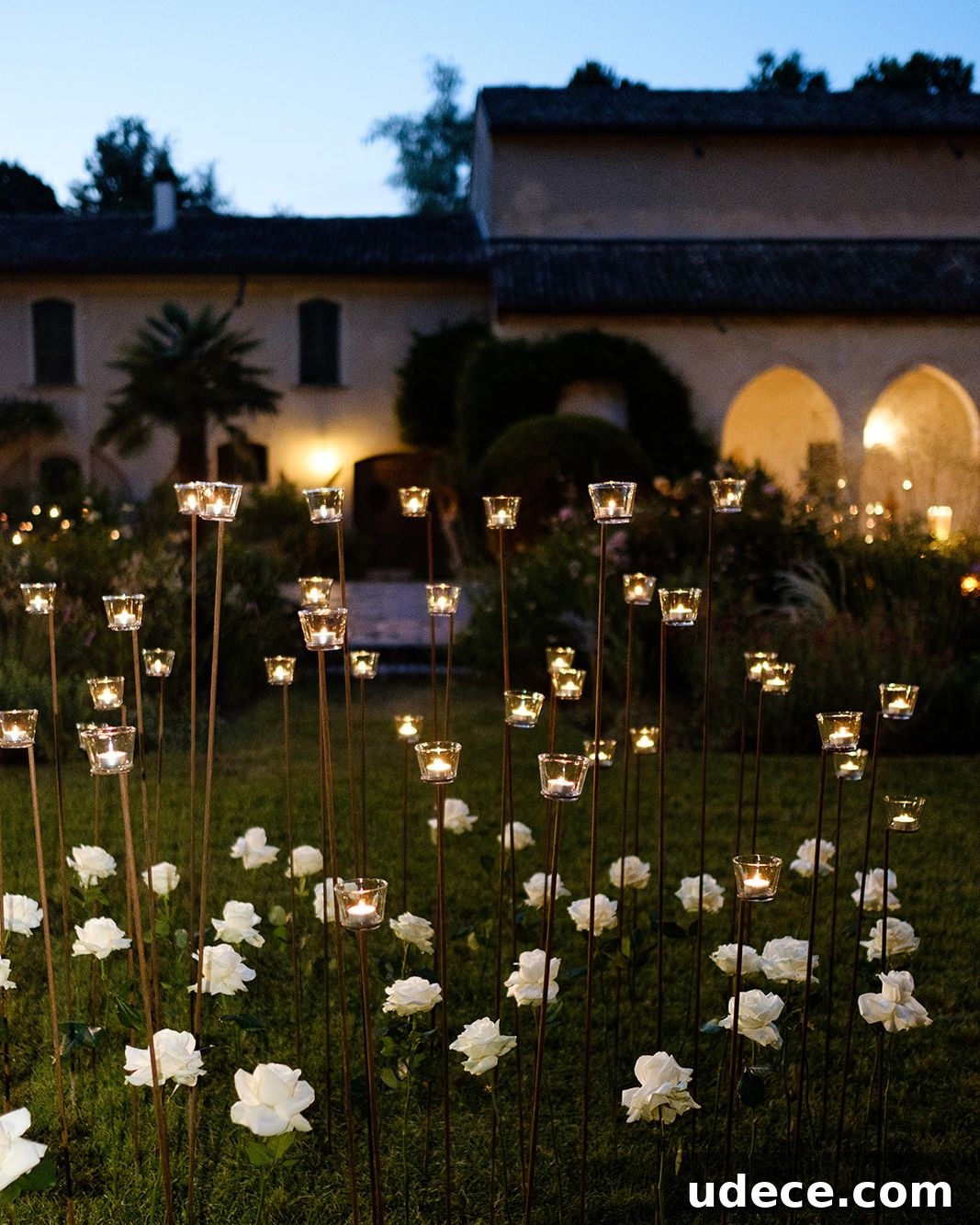 23 Whimsical Garden Wedding Ideas for a Magical Outdoor Celebration 17 15. Lanterns and Flowers
