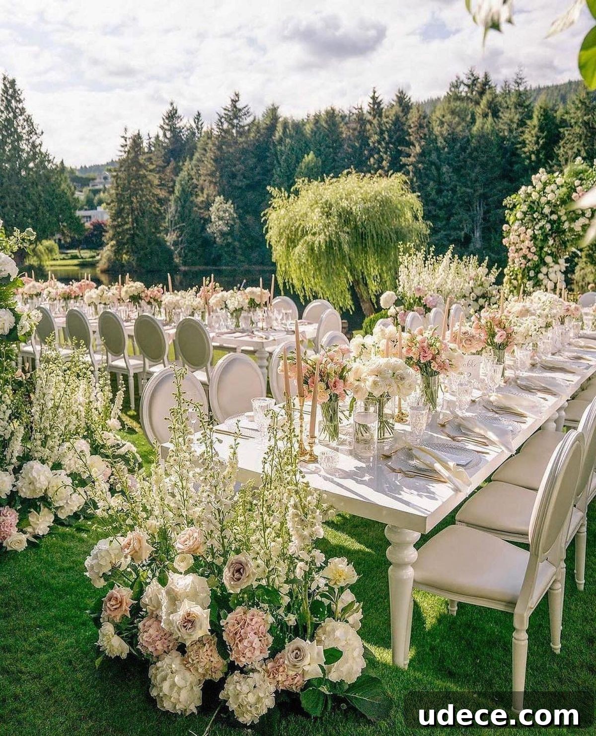 23 Whimsical Garden Wedding Ideas for a Magical Outdoor Celebration 5 3. Beautiful and Eye-Catching Natural Elements