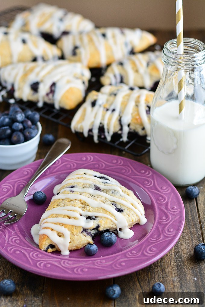 Perfect Blueberry Scone Recipe for Flaky, Tender Pastries 2 These buttery, moist, and tender Blueberry Scones are the perfect way to use up summer blueberries.