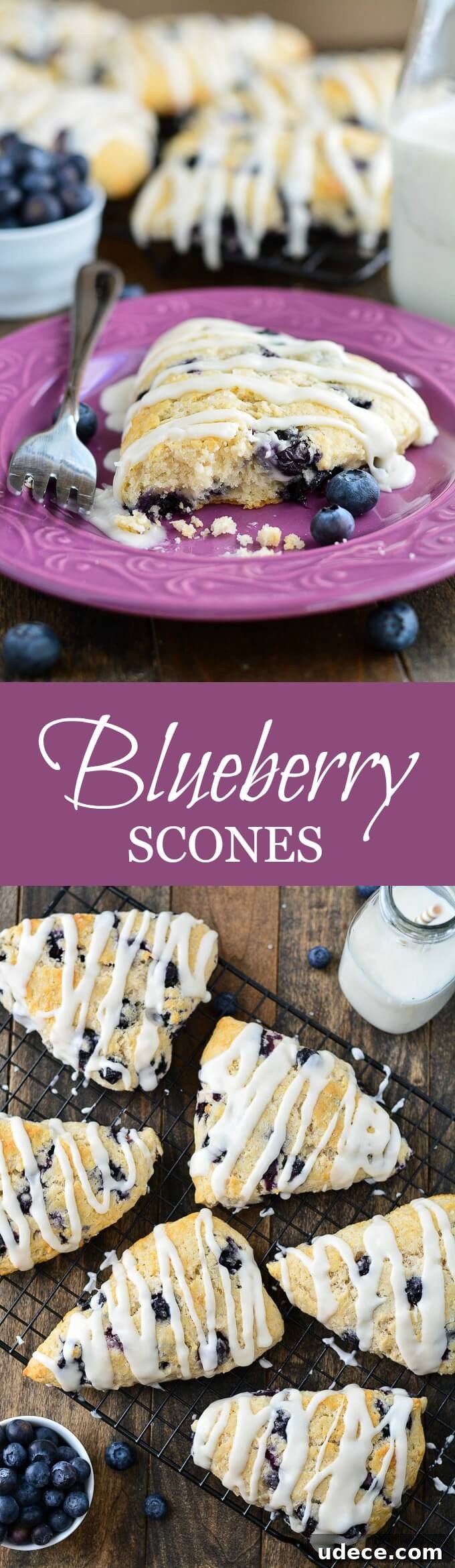 Perfect Blueberry Scone Recipe for Flaky, Tender Pastries 10 These buttery, moist, and tender Blueberry Scones are the perfect way to use up summer blueberries.