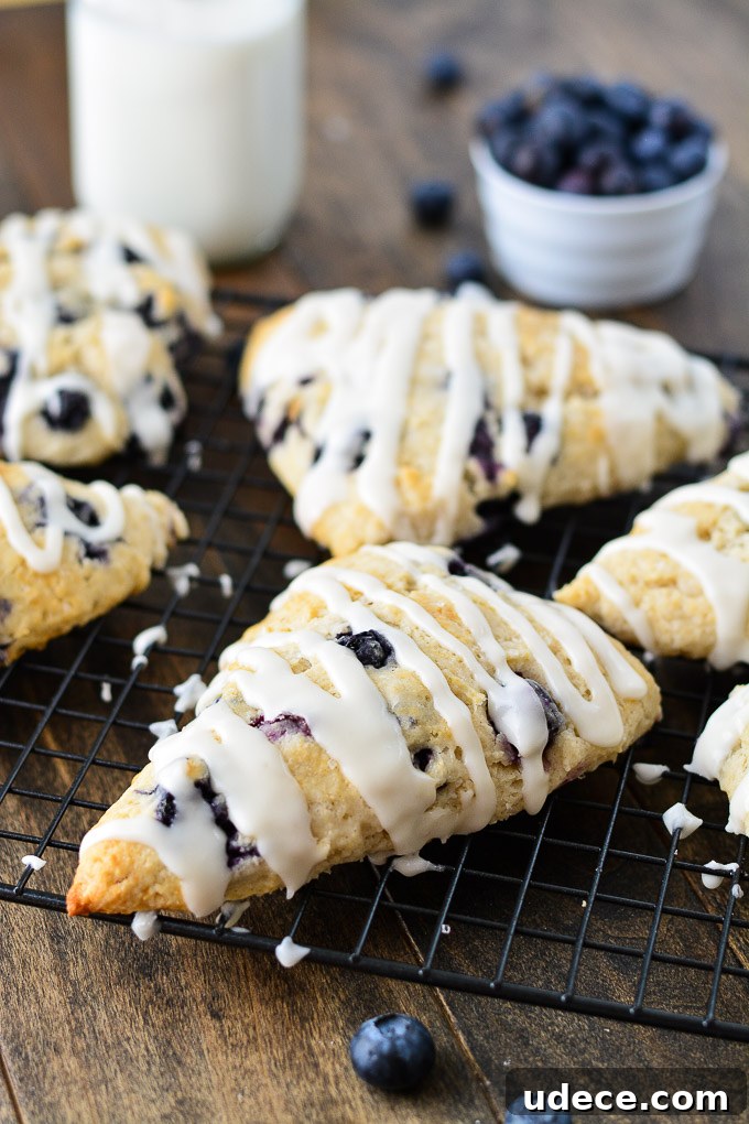 Perfect Blueberry Scone Recipe for Flaky, Tender Pastries 3 These buttery, moist, and tender Blueberry Scones are the perfect way to use up summer blueberries.