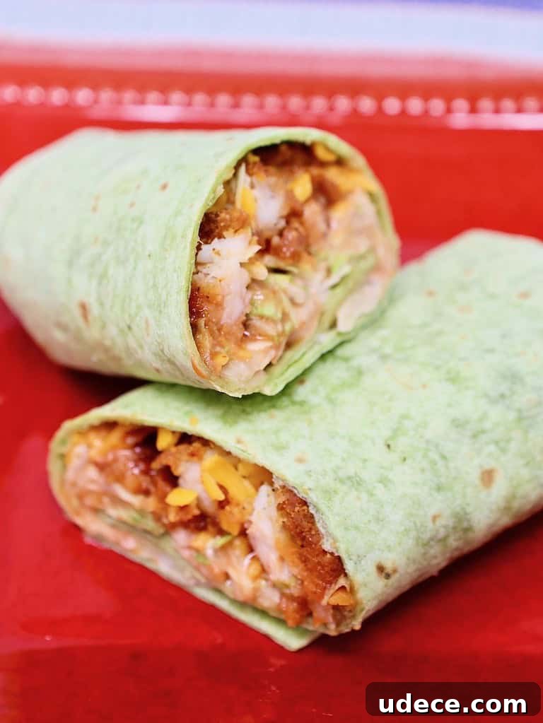 Red Robin Whiskey River BBQ Chicken Wrap Copycat Recipe 2 BBQ Chicken Wraps with spinach tortilla