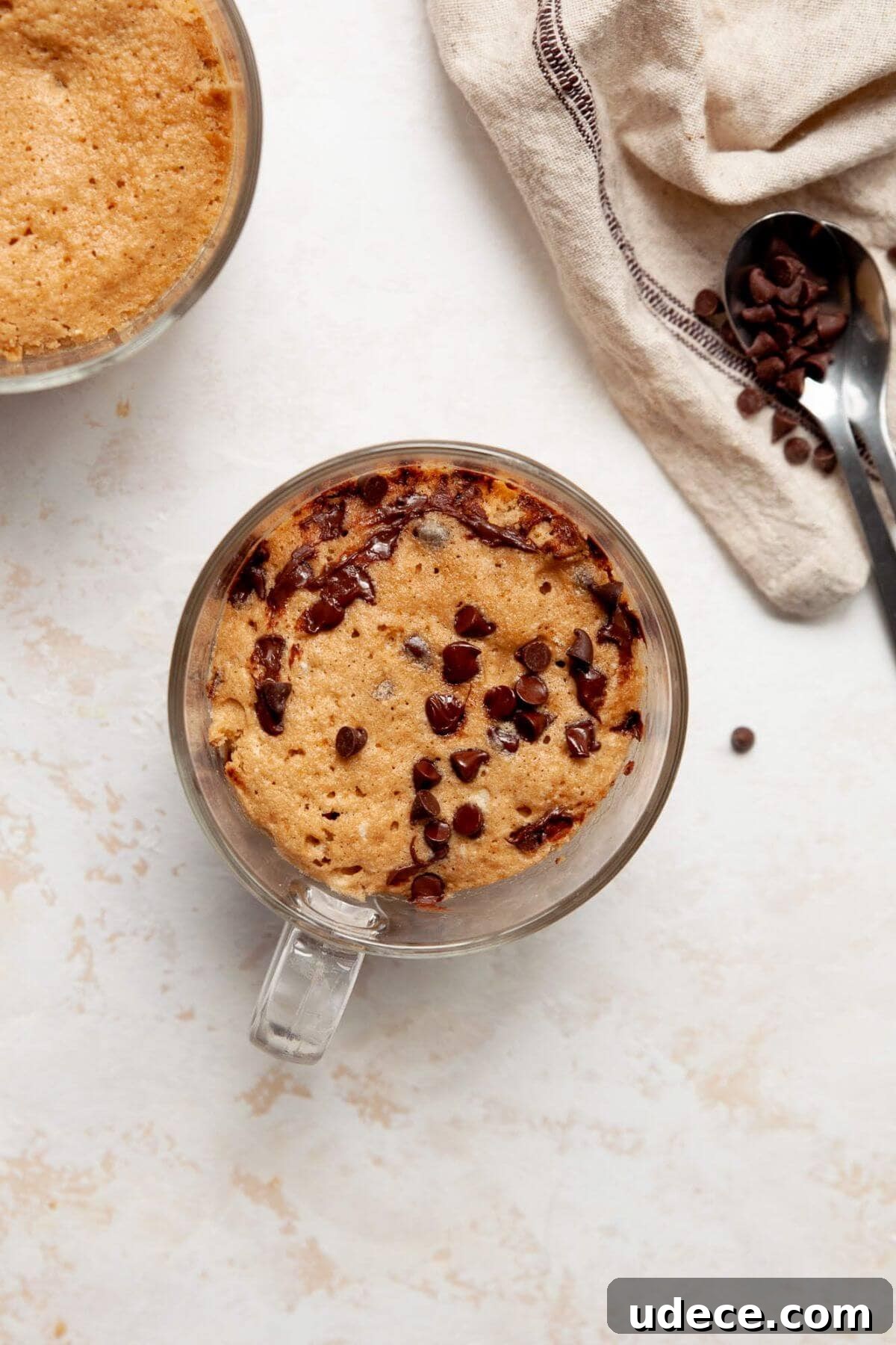 Protein Powder Mug Cake Recipe — Quick Single-Serve Dessert 8 healthy chocolate chip protein powder mug cake
