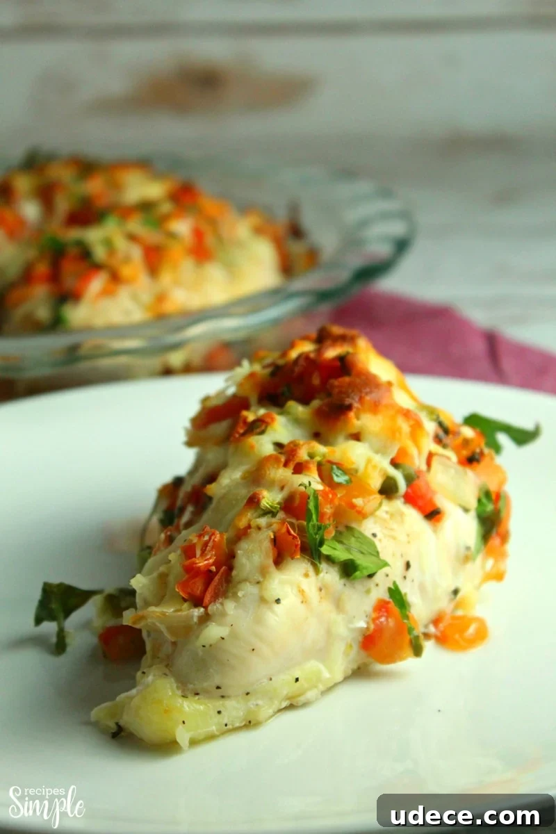 Baked Salsa Fresca Chicken Recipe
