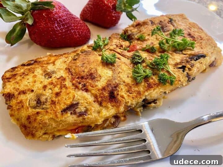 chickpea omelette