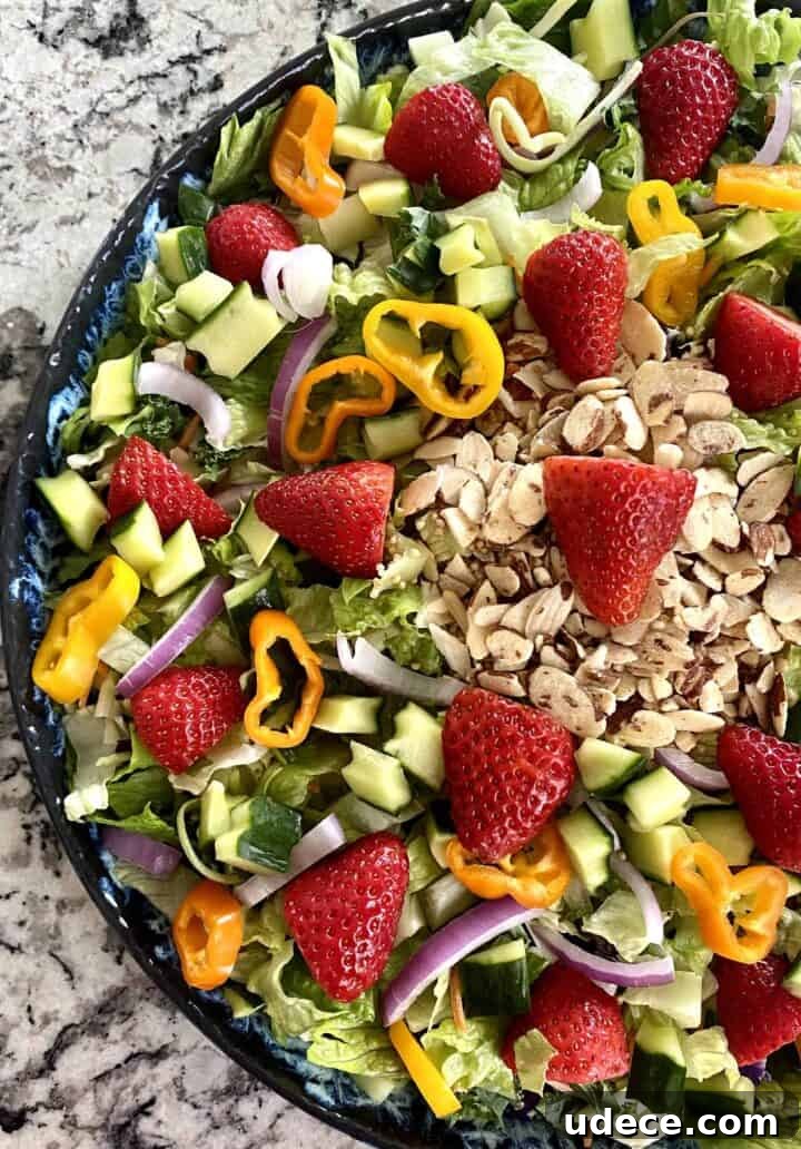 vegan strawberry salad