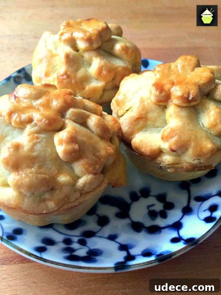 Mini Chicken Pot Pies: Homemade Individual Comfort Pies 3 Easy Mini Chicken Pot Pies. Delicious little pies with crisp pastry. Freezer friendly and great for parties too!