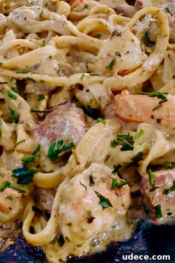 Blackstone Lemon Pesto Surf and Turf Alfredo