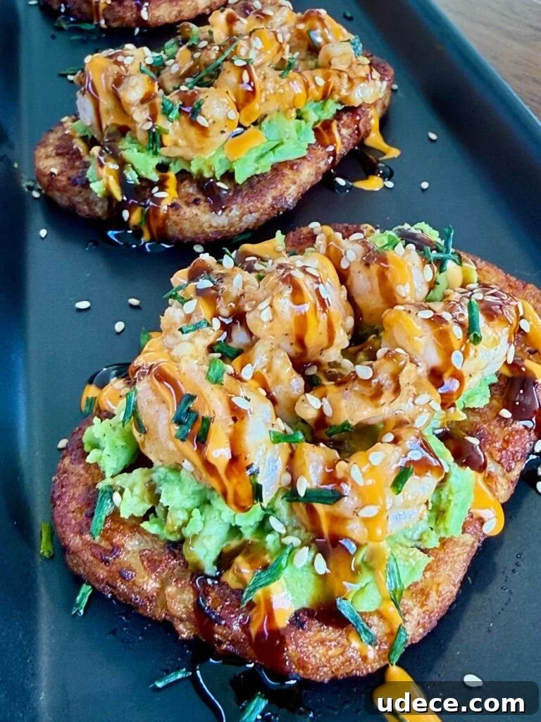 Blackstone Spicy Shrimp Loaded Hash Browns