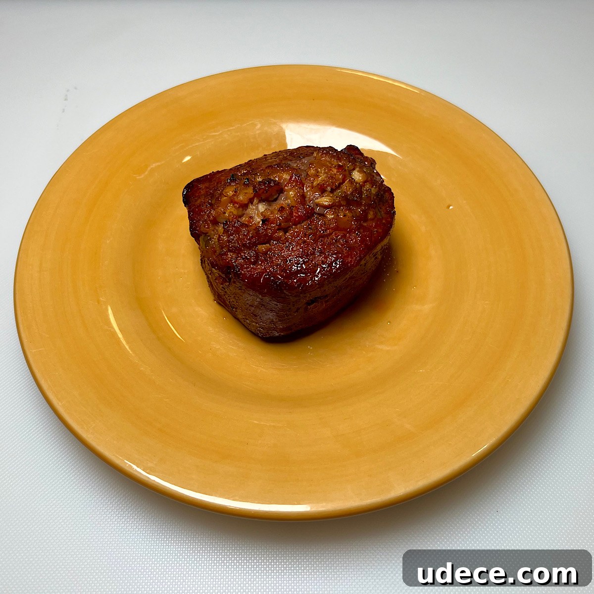 Grilled Stuffed Filet Mignon on a Weber Kettle Grill 8 finished stuffed filet mignon